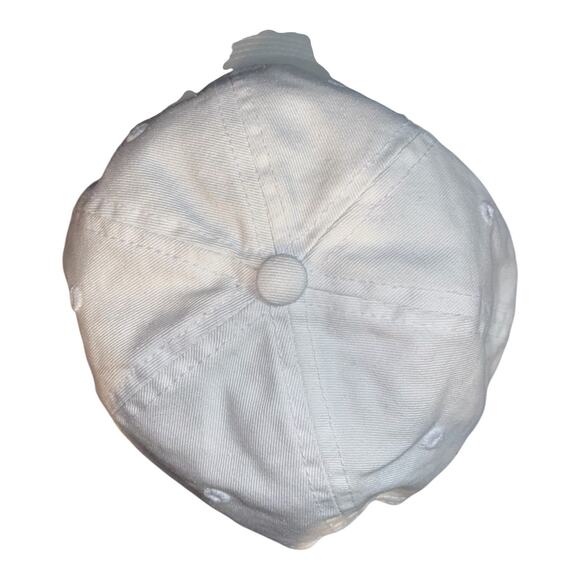 Breast Cancer Awareness Pink Ribbon BaseBall Cap Hat Womens OSFM White Pink - Picture 5 of 8